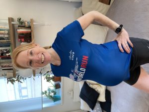 Laufwettkampf in Schwangerschaft